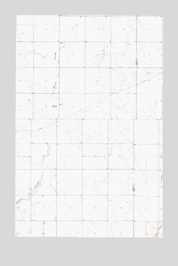 McCarters Lake SE, MT USGS Topographic Map