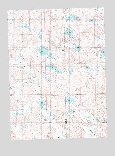 McCarthy Lake, NE USGS Topographic Map