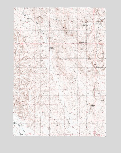 McCarthy Ridge, OR USGS Topographic Map