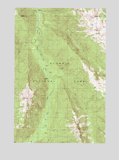 McCartney Peak, WA USGS Topographic Map