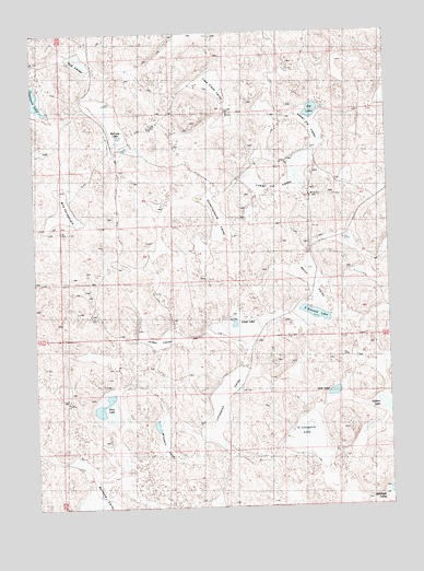 McCarty Lake, NE USGS Topographic Map