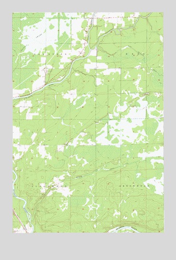 McCarty River, MN USGS Topographic Map