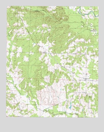 McCaskill, AR USGS Topographic Map