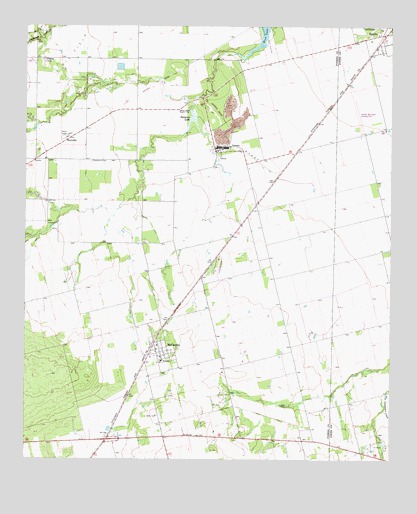 McCaulley, TX USGS Topographic Map