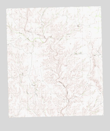 McClain Canyon, TX USGS Topographic Map