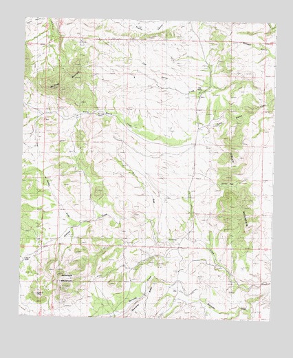 McClede Mountain, NM USGS Topographic Map