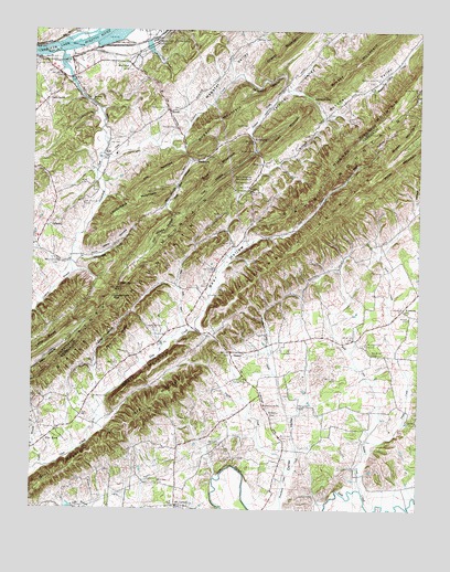 McCloud, TN USGS Topographic Map