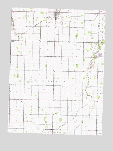McClure, OH USGS Topographic Map