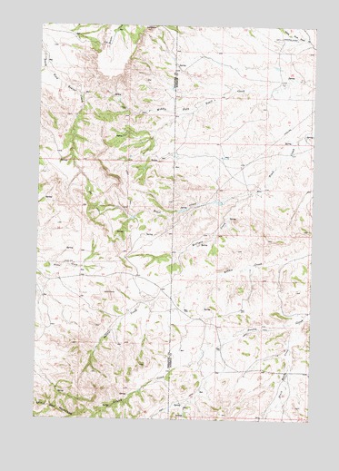 McClure Creek, MT USGS Topographic Map