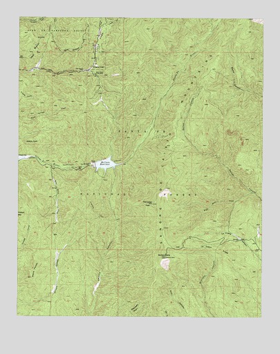 McClure Reservoir, NM USGS Topographic Map