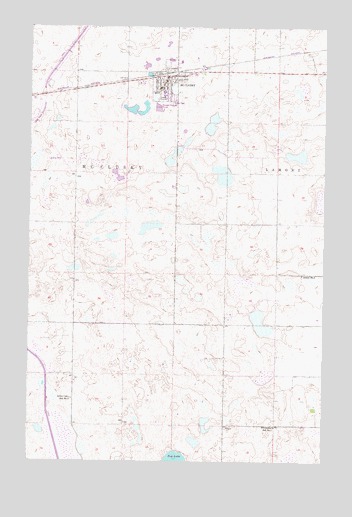 McClusky, ND USGS Topographic Map
