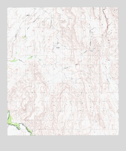 McComb Canyon, TX USGS Topographic Map