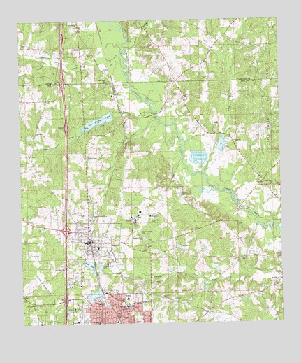 McComb North, MS USGS Topographic Map