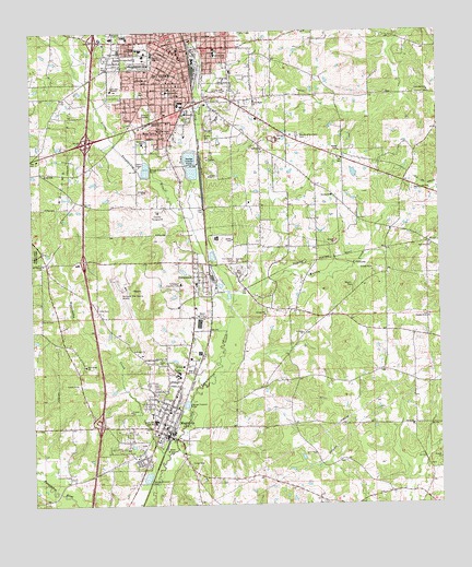 McComb South, MS USGS Topographic Map