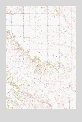 McCone Heights, MT USGS Topographic Map