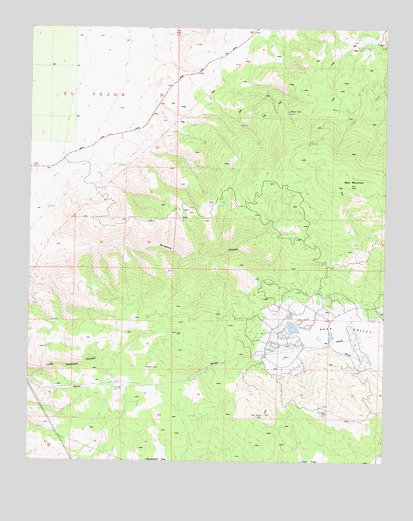 Bear Mountain, CA USGS Topographic Map