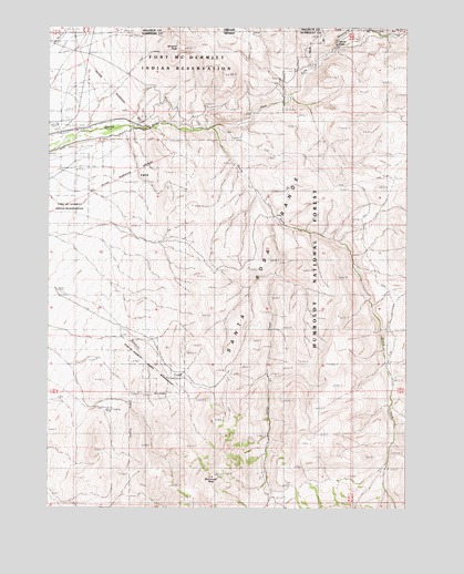 McConnell Peak, NV USGS Topographic Map