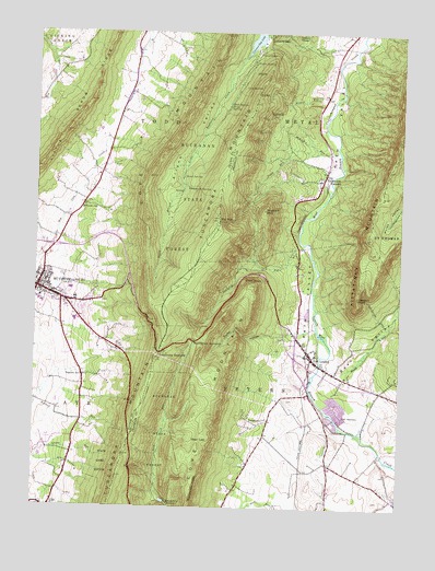 McConnellsburg, PA USGS Topographic Map