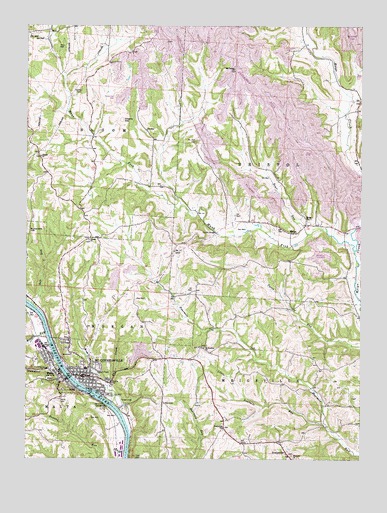 McConnelsville, OH USGS Topographic Map