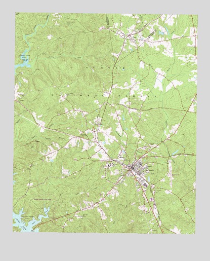 McCormick, SC USGS Topographic Map