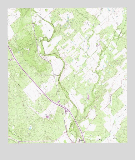 McCoy, TX USGS Topographic Map