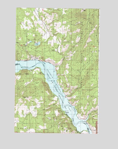 McCoy Lake, WA USGS Topographic Map
