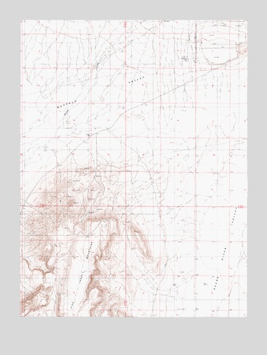 McCoy NW, NV USGS Topographic Map