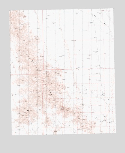McCoy Peak, CA USGS Topographic Map