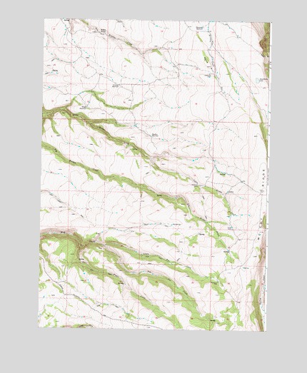 McCoy Ridge, OR USGS Topographic Map
