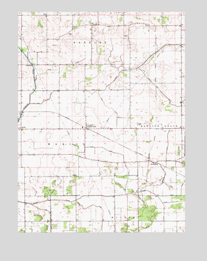 McCoysburg, IN USGS Topographic Map