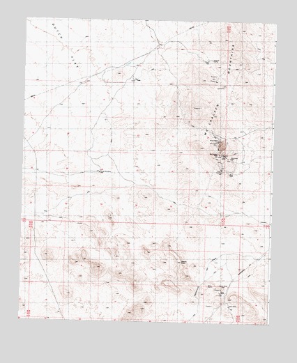 McCracken Peak, AZ USGS Topographic Map