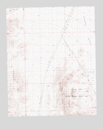 McCullough Mountain NE, NV USGS Topographic Map