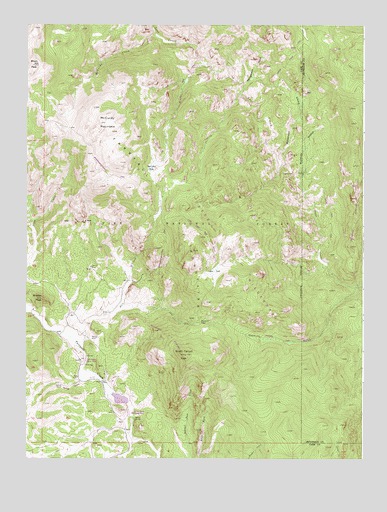 McCurdy Mountain, CO USGS Topographic Map