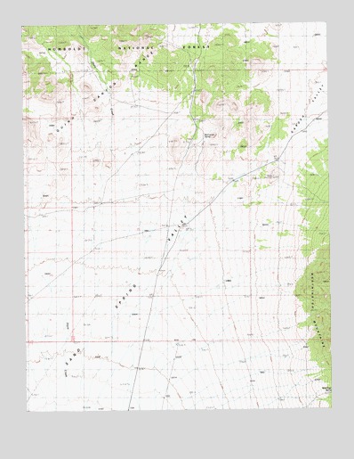 McCutchen Spring, NV USGS Topographic Map
