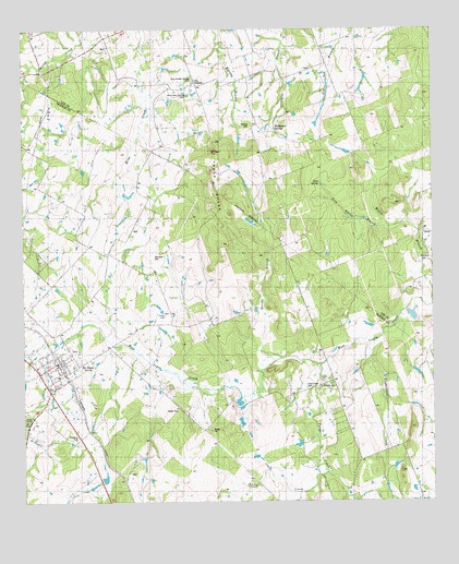 McDade, TX USGS Topographic Map