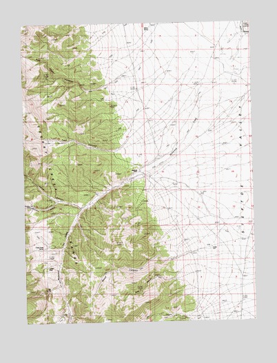 McDermid Ranch, NV USGS Topographic Map
