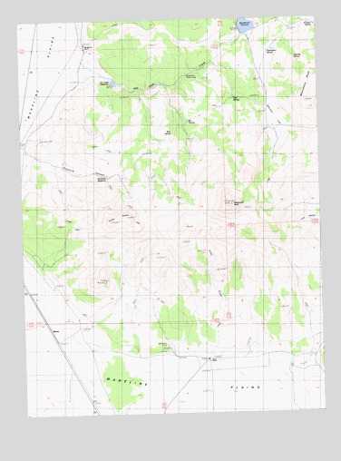 McDonald Peak, CA USGS Topographic Map