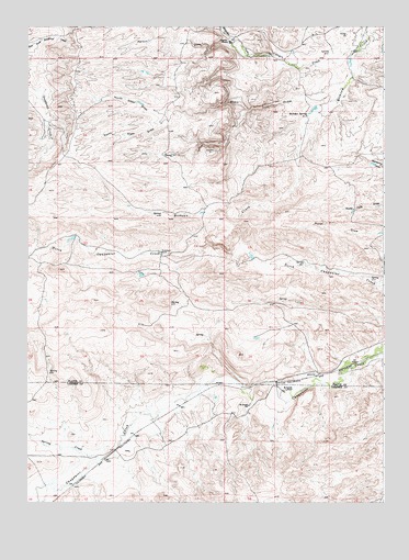 McDonald Ranch, WY USGS Topographic Map