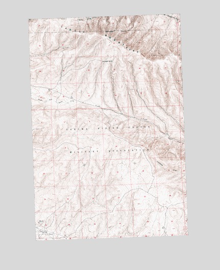 McDonald Spring, WA USGS Topographic Map