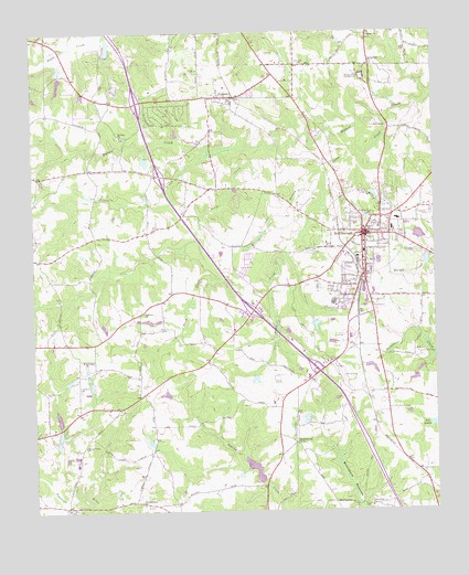 McDonough, GA USGS Topographic Map