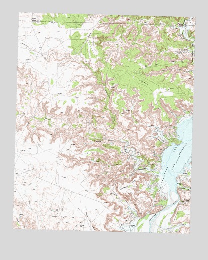 McDowell Creek, TX USGS Topographic Map