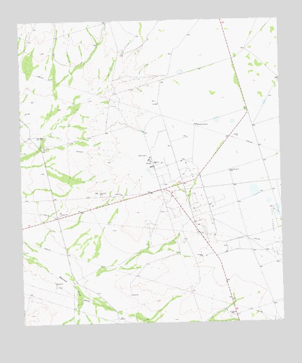 McElroy Ranch, TX USGS Topographic Map