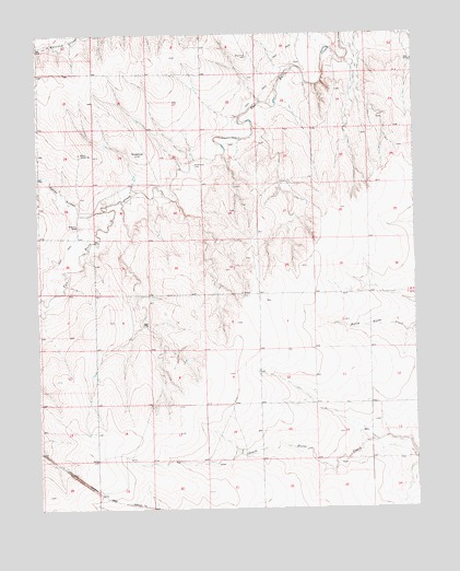 McEndree Ranch, CO USGS Topographic Map