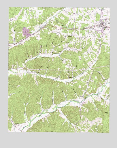 McEwen, TN USGS Topographic Map