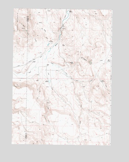 McEwen Butte, OR USGS Topographic Map