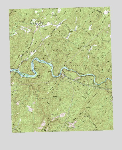 McFarland, TN USGS Topographic Map