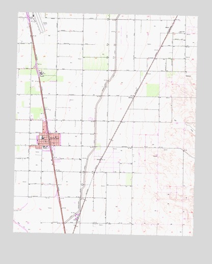 McFarland, CA USGS Topographic Map