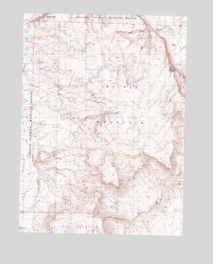 McGhee Mountain, NV USGS Topographic Map
