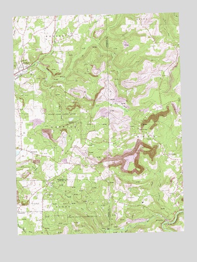 McGees Mills, PA USGS Topographic Map