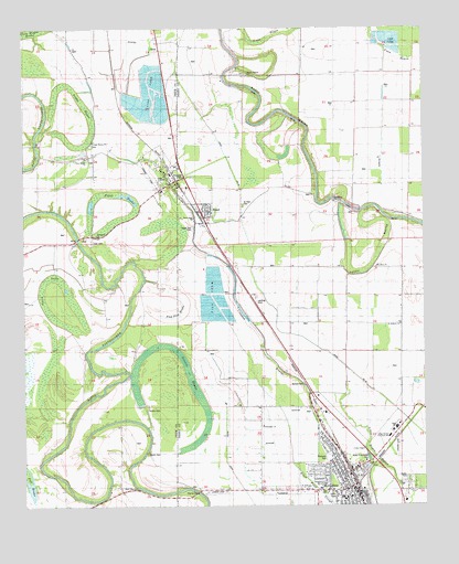 McGehee North, AR USGS Topographic Map